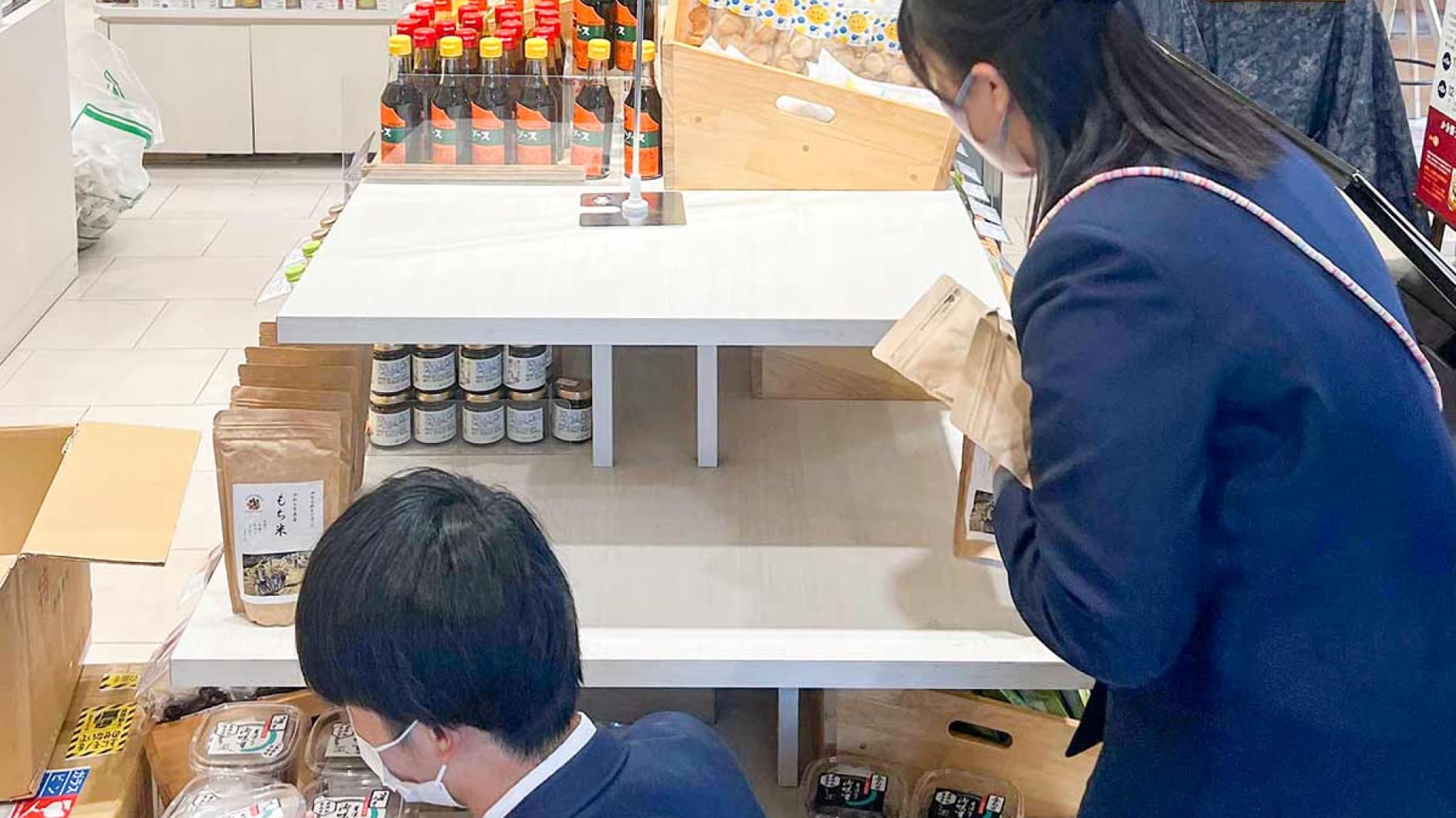 アンテナショップ「TAU(タウ)」販売準備